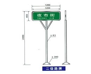 北京地名标识牌